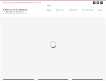 Tablet Screenshot of crowleycummings.com